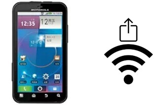 Generar QR con la clave Wifi en un Motorola MOTO ME525