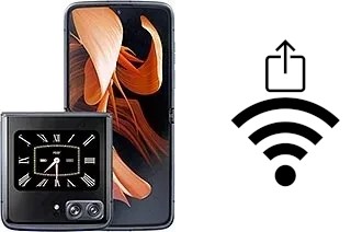 Generar QR con la clave Wifi en un Motorola Moto Razr 2022