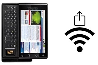 Generar QR con la clave Wifi en un Motorola MOTO XT702