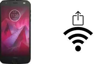 Generar QR con la clave Wifi en un Motorola Moto Z 2018