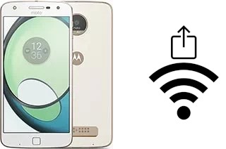 Generar QR con la clave Wifi en un Motorola Moto Z Play