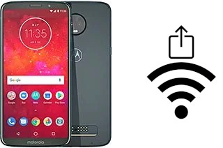 Generar QR con la clave Wifi en un Motorola Moto Z3 Play