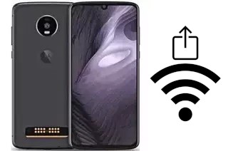 Generar QR con la clave Wifi en un Motorola Moto Z4 Play