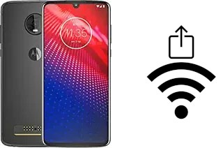 Generar QR con la clave Wifi en un Motorola Moto Z4