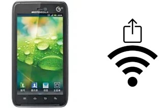 Generar QR con la clave Wifi en un Motorola MT917