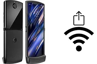 Generar QR con la clave Wifi en un Motorola Razr 2019