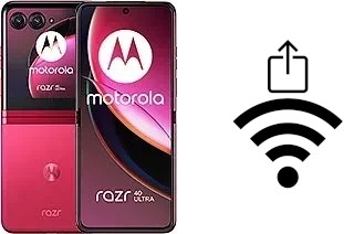 Generar QR con la clave Wifi en un Motorola Razr 40 Ultra