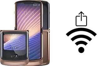 Generar QR con la clave Wifi en un Motorola Razr 5G