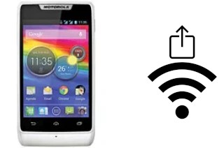 Generar QR con la clave Wifi en un Motorola RAZR D1