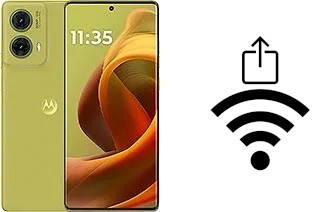 Cómo generar un código QR con la contraseña Wifi en un Motorola S50 Neo