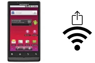 Generar QR con la clave Wifi en un Motorola Triumph