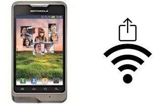 Generar QR con la clave Wifi en un Motorola XT390