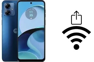 Generar QR con la clave Wifi en un Motorola Moto G14