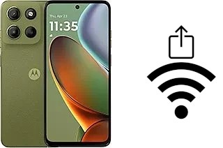 Generar QR con la clave Wifi en un Motorola Moto G15 Power