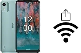 Generar QR con la clave Wifi en un Nokia C12 Plus