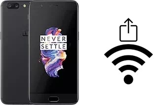 Generar QR con la clave Wifi en un OnePlus 5