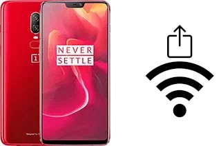 Generar QR con la clave Wifi en un OnePlus 6