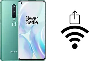 Generar QR con la clave Wifi en un OnePlus 8