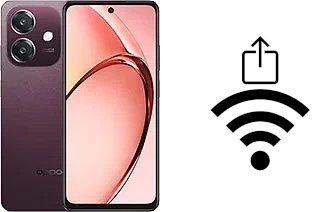 Cómo generar un código QR con la contraseña Wifi en un Oppo A3x 4G