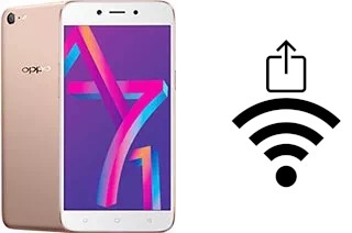 Generar QR con la clave Wifi en un Oppo A71 (2018)