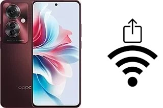 Cómo generar un código QR con la contraseña Wifi en un Oppo F25 Pro