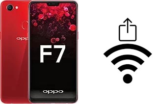 Generar QR con la clave Wifi en un Oppo F7