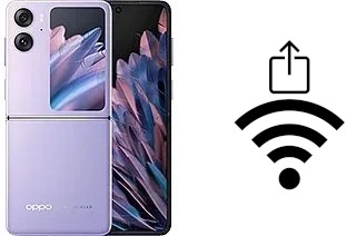 Generar QR con la clave Wifi en un Oppo Find N2 Flip