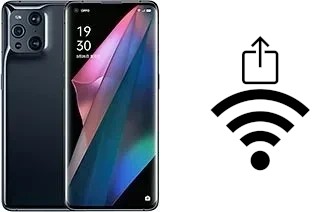 Generar QR con la clave Wifi en un Oppo Find X3 Pro