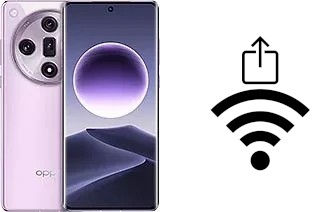 Cómo generar un código QR con la contraseña Wifi en un Oppo Find X7