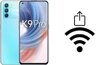 Cómo generar un código QR con la contraseña Wifi en un Oppo K9 Pro