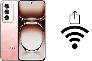 Cómo generar un código QR con la contraseña Wifi en un Oppo Reno12 (China)