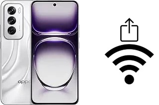 Cómo generar un código QR con la contraseña Wifi en un Oppo Reno12