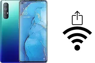 Cómo generar un código QR con la contraseña Wifi en un Oppo Reno3 Pro 5G