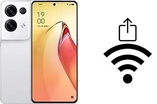 Generar QR con la clave Wifi en un Oppo Reno8 Pro+