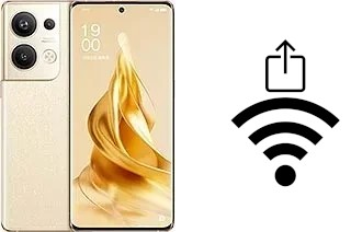 Generar QR con la clave Wifi en un Oppo Reno9 Pro+