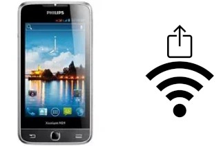 Generar QR con la clave Wifi en un Philips W736