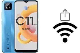 Generar QR con la clave Wifi en un Realme C11 (2021)