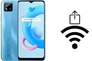 Cómo generar un código QR con la contraseña Wifi en un Realme Realme C20A