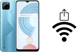 Cómo generar un código QR con la contraseña Wifi en un Realme C21Y