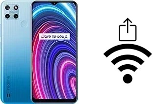 Generar QR con la clave Wifi en un Realme C25Y