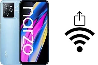 Generar QR con la clave Wifi en un Realme Narzo 50A Prime