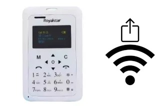 Generar QR con la clave Wifi en un RoyalStar W102