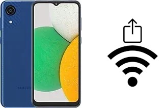 Generar QR con la clave Wifi en un Samsung Galaxy A03 Core