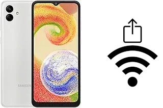 Generar QR con la clave Wifi en un Samsung Galaxy A04