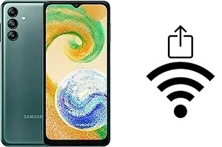 Generar QR con la clave Wifi en un Samsung Galaxy A04s