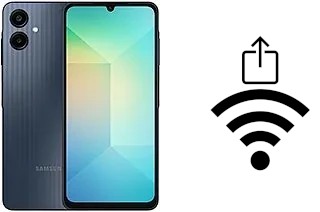 Cómo generar un código QR con la contraseña Wifi en un Samsung Galaxy A06