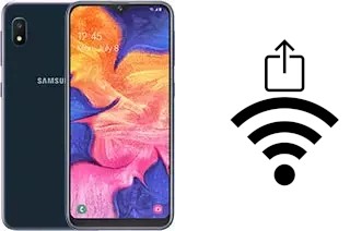 Cómo generar un código QR con la contraseña Wifi en un Samsung Galaxy A10e