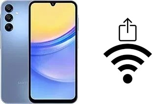 Cómo generar un código QR con la contraseña Wifi en un Samsung Galaxy A15 5G