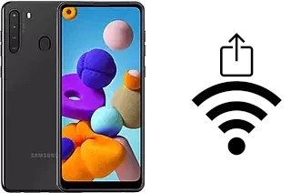 Generar QR con la clave Wifi en un Samsung Galaxy A21