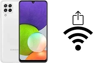 Generar QR con la clave Wifi en un Samsung Galaxy A22